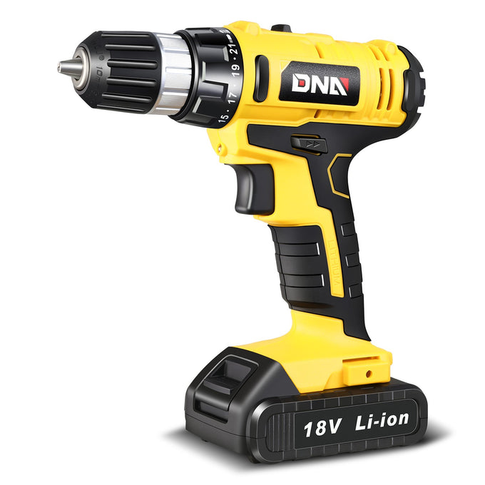 18V 21+1 Torque Settings 3/8 in. Cordless Drill <br> w/ Battery Charger