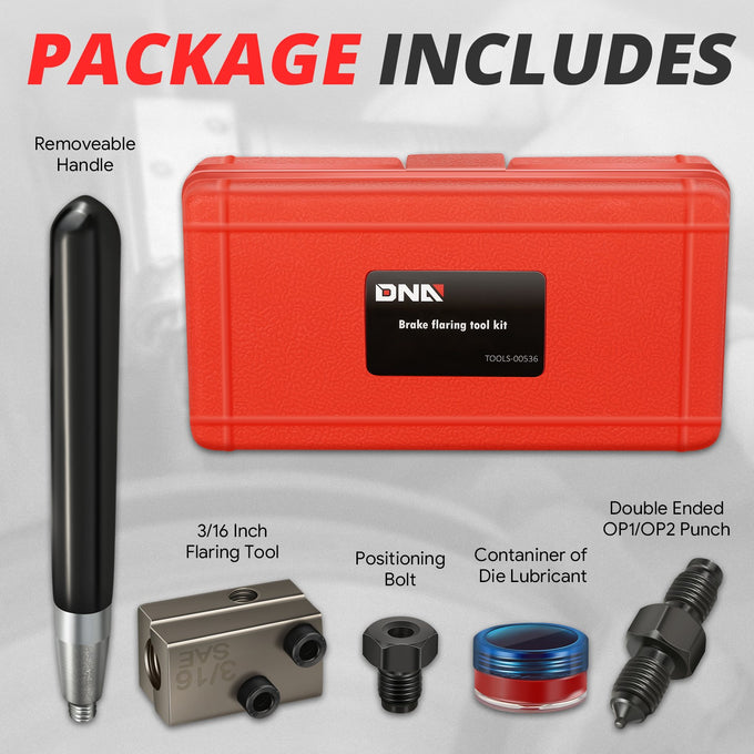 3/16 in Brake Dual Flaring Tool <br> w/ Storage Box