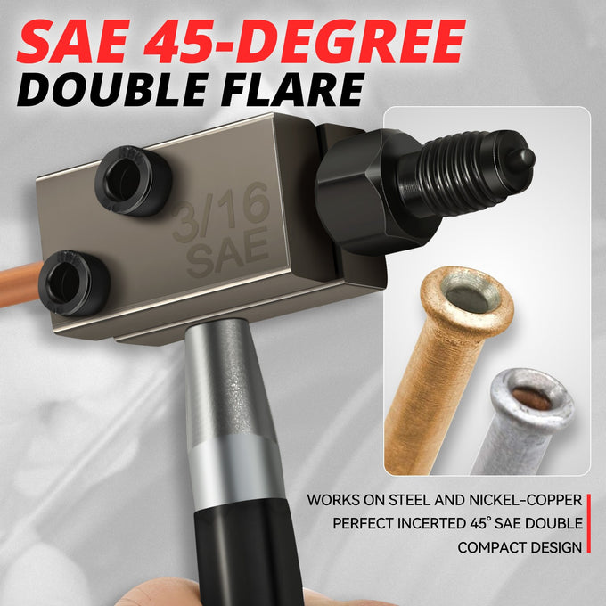 3/16 in Brake Dual Flaring Tool <br> w/ Storage Box