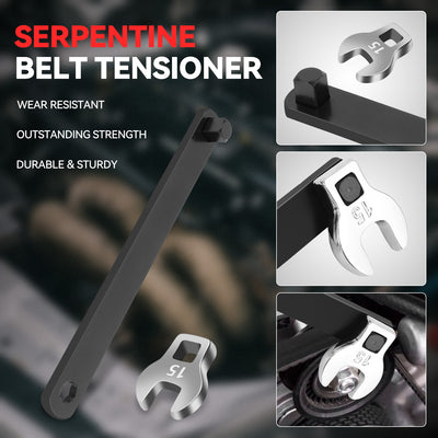 9PCS Remove-Install Pulley Serpentine Belt Tool Set