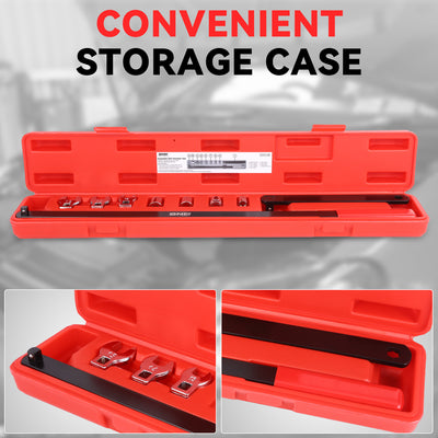 9PCS Remove-Install Pulley Serpentine Belt Tool Set