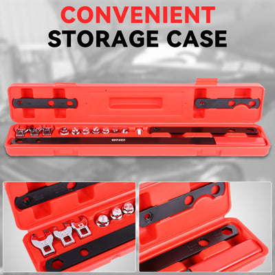 14PCS Remove-Install Pulley Serpentine Belt Tool Set