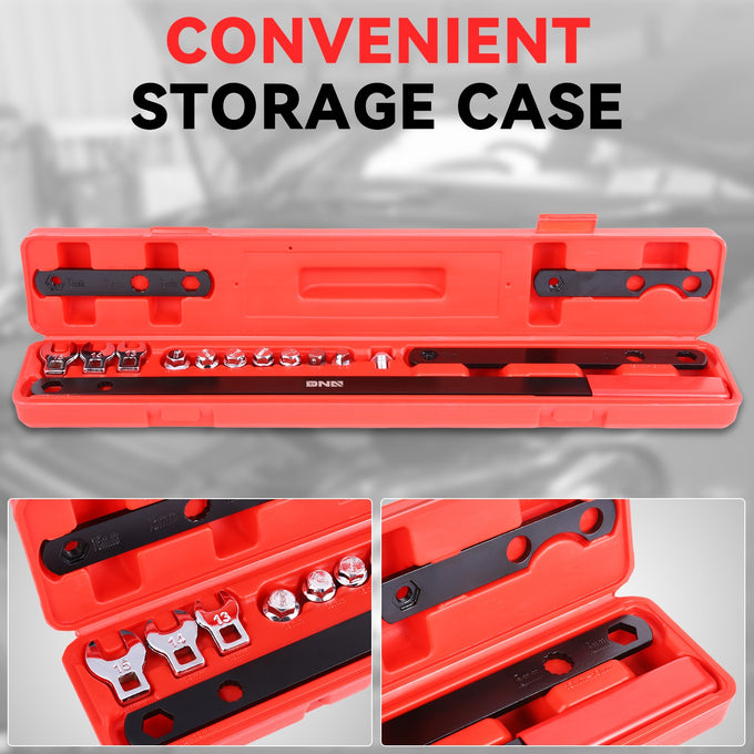 14PCS Remove-Install Pulley Serpentine Belt Tool Set
