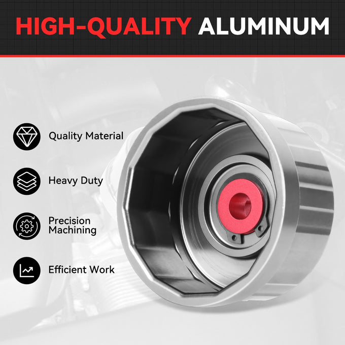 64.3mm 14-Flute Oil Filter Piller <br>Toyota Scion Lexus 1.8 2.5 2.7L