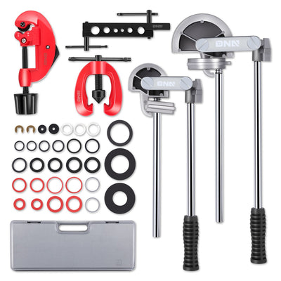 3 in 1 T-Shaped Flaring Tools Kit <br> w/ Two Bendable 180 Degrees Pipe Benders