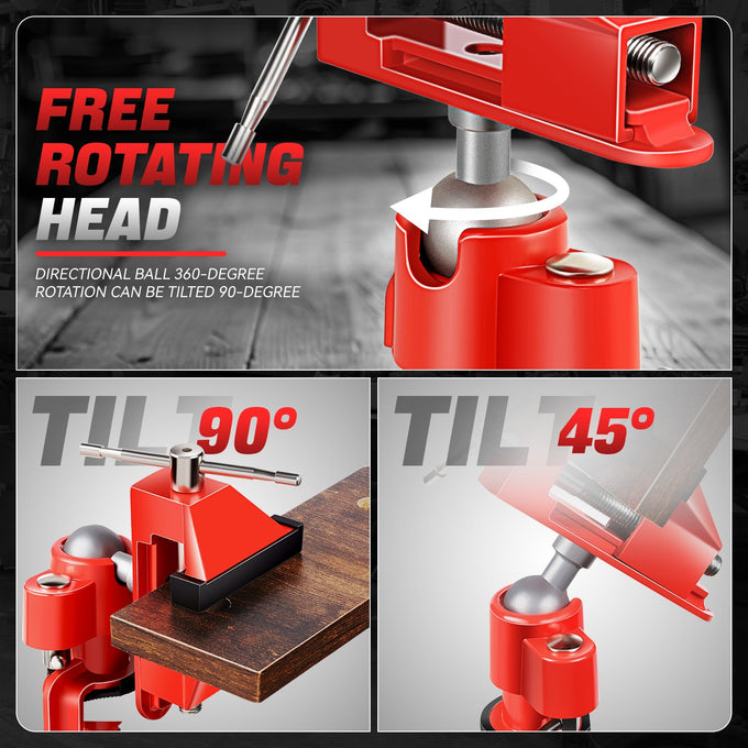 3 in. Jaw Width Vise Table Vice w/ Drill Clamp <br> Maximum Jaw Opening Reached 2 in.