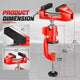 3 in. Jaw Width Vise Table Vice w/ Drill Clamp <br> Maximum Jaw Opening Reached 2 in.
