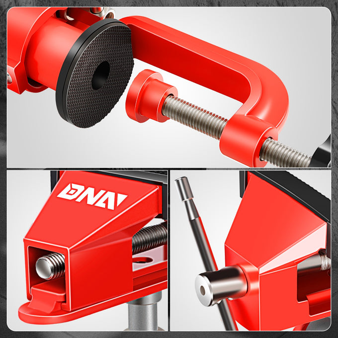 3 in. Jaw Width Vise Table Vice w/ Drill Clamp <br> Maximum Jaw Opening Reached 2 in.