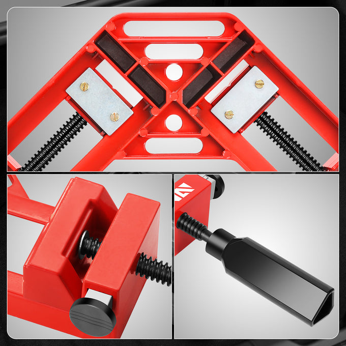 Quick Release Corner Clamp(2.75 in. Max) <br> w/2 Rotating Handle and Movable Jaws