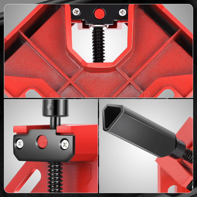 Quick Release Corner Clamp(2.55 in. Max ) <br> w/2 Rotating Handle and Movable Jaws