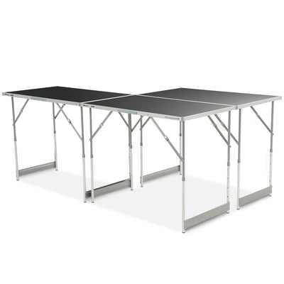 3Pcs 4 Levels Height Adjustment Aluminum Work Bench <BR>39.3 in. L x 23.6 in. W