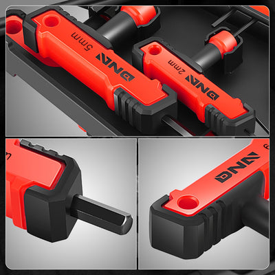 8pc 2-10mm Hex key set[A Variety Of Color Options]<br> w/ Storage Box