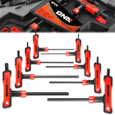 8pc 2-10mm Hex key set[A Variety Of Color Options]<br> w/ Storage Box