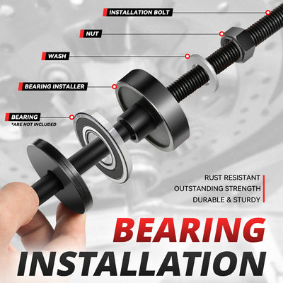 Wheel Remove and Install Bearings Tool Kit <BR> 01-20 Sportster,Twin Cam,Vrsc