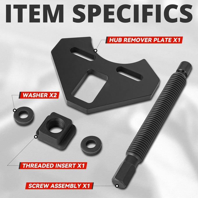 40100 Hub Remover Tool Kits <br> Compatible W/ 5, 6, 8 Hub Assemblies on Most Cars,Trucks