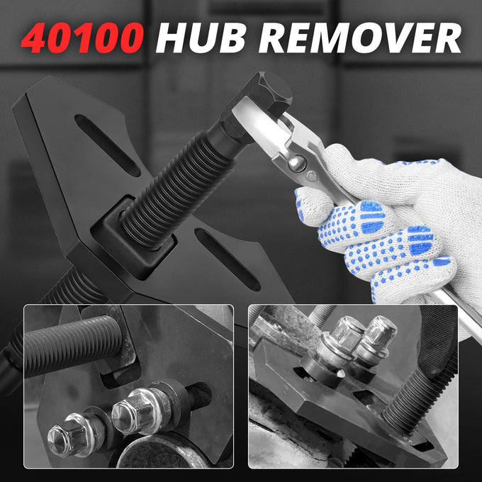 40100 Hub Remover Tool Kits <br> Compatible W/ 5, 6, 8 Hub Assemblies on Most Cars,Trucks