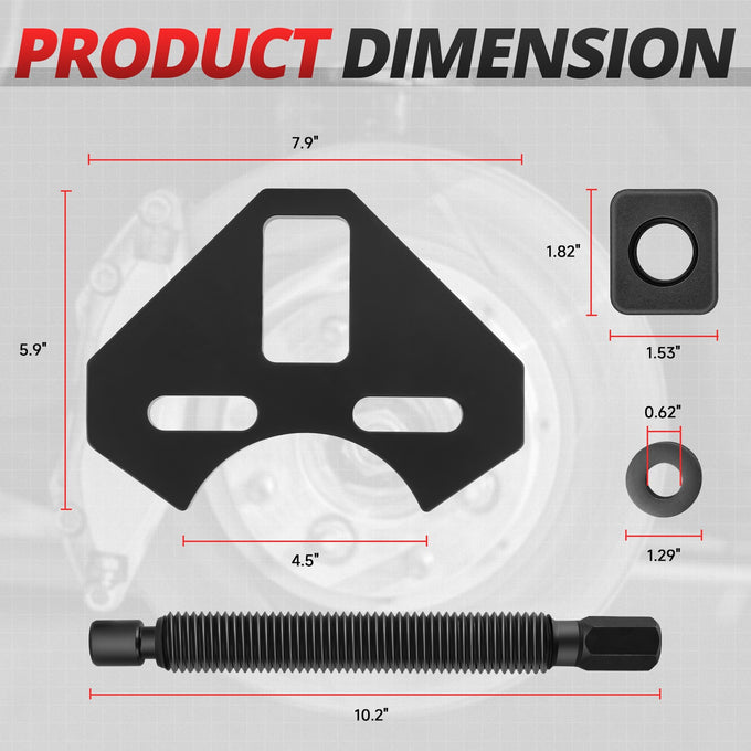 40100 Hub Remover Tool Kits <br> Compatible W/ 5, 6, 8 Hub Assemblies on Most Cars,Trucks
