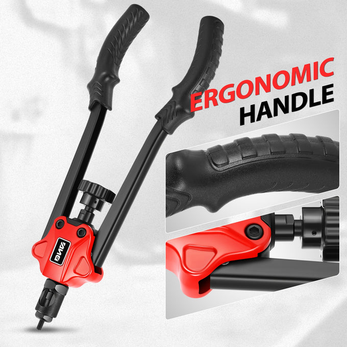 3-in-1 14 in. Wrench Rivet Nut Tool Set <br> w/Storage Box