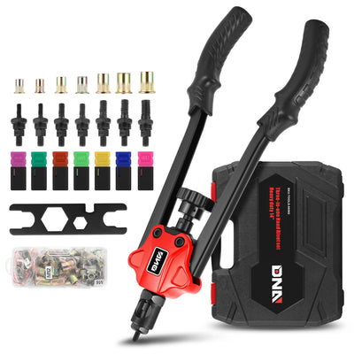 3-in-1 14 in. Wrench Rivet Nut Tool Set <br> w/Storage Box
