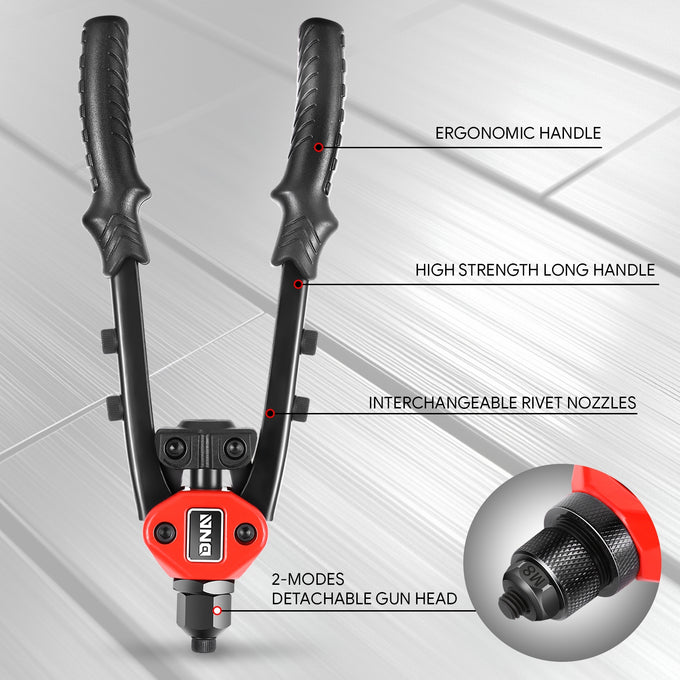 3-in-1 12 in. Wrench Rivet Nut Tool Se <br> 10 x 14 x 3.5 inches
