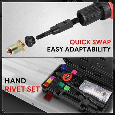 12 in. Wrench Rivet Nut Tool Set <br> 10 x 14 x 3.5 inches