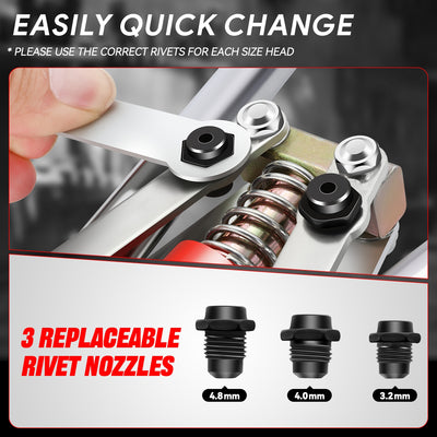 17 in. Rivet Gun Wrench Tool Kit Set <br> 17 x 4.8 x 1.5 in.