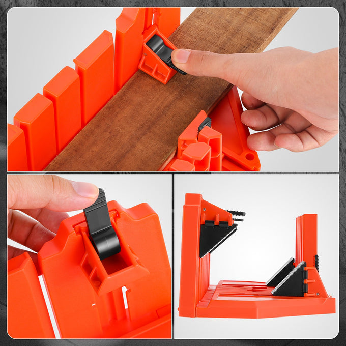 2pcs coving mitre box and 8 x clamps<br> 14 x 7 x 5 in.
