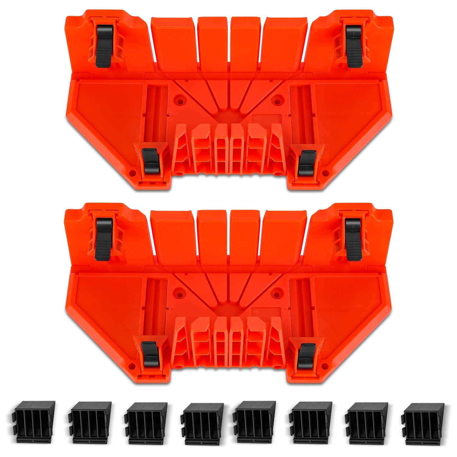 2pcs coving mitre box and 8 x clamps<br> 14 x 7 x 5 in.