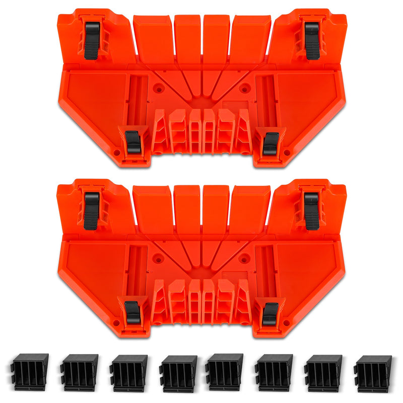 2pcs coving mitre box and 8 x clamps<br> 14 x 7 x 5 in.