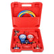 3-Way AC Manifold Gauge tool Sets <br> W/Hoses & Adapter