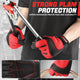 2 Pairs Black Microfiber Patch Mechanic Gloves <br> Double Stitched Technology