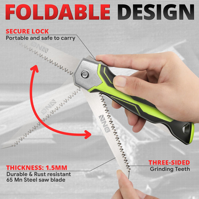 Rust Prevention Folding wallboard saw <br> 1.5mm Thick, 130mm Long Saw Blade