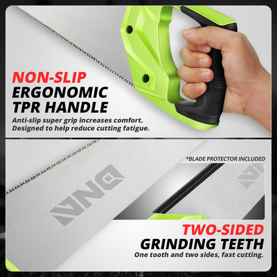 17 in.7 Bi-Ground Teeth Hand Saw <BR> W/Hanging Hole Design