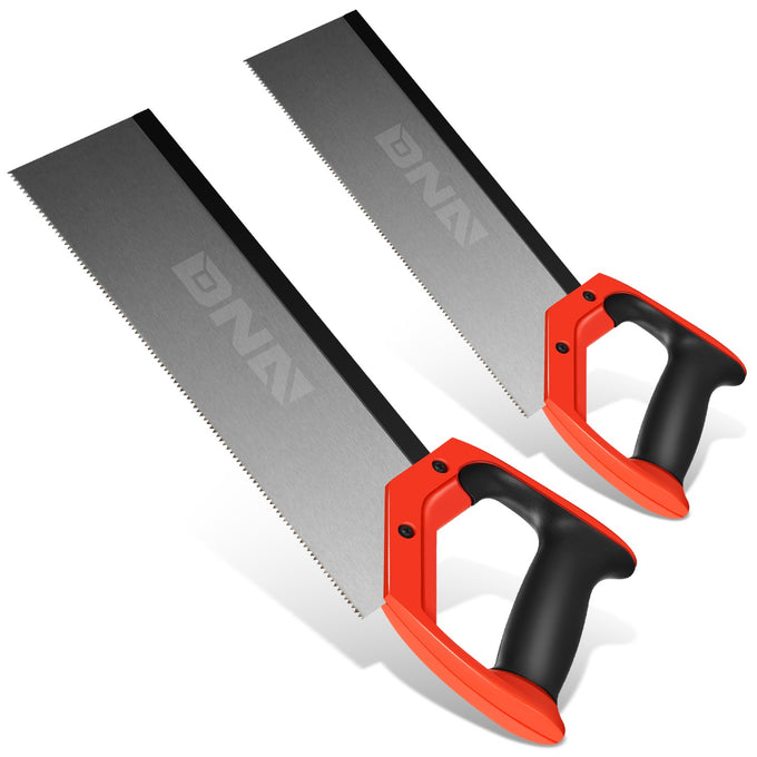 2PCS 12 in. 9 Bi-Ground Teeth Hand Saw <BR> W/Hanging Hole Design