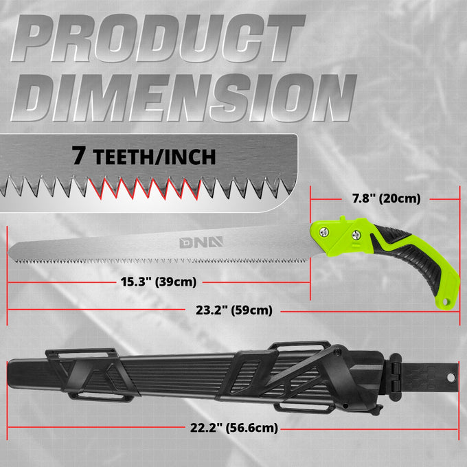 15.5 in. L Straight Blade Waist Saw <br> 23.2 in. L x 1.77 in. W x 1 in. H