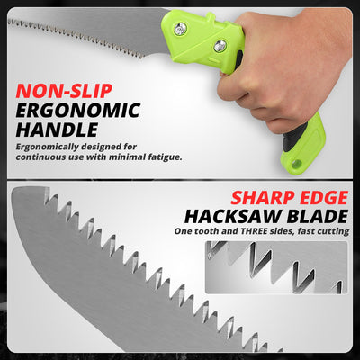 15.5 in. L Curved blade Waist saw <br> 22.4 x 1.77 x 1 in.