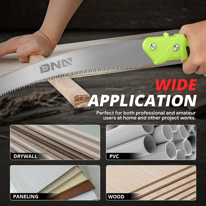 15.5 in. L Curved blade Waist saw <br> 22.4 x 1.77 x 1 in.
