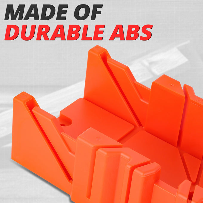 Wood Coving Cutting Angles Mitre box <BR> Measures 12 in. x 5.5 in. x 3.5 in.