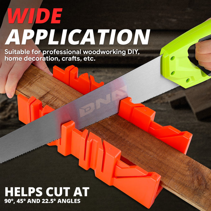 Wood Coving Cutting Angles Mitre box <BR> Measures 12 in. x 5.5 in. x 3.5 in.