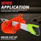 Wood Coving Cutting Angles Mitre box W/ 4 clamps<BR> Measures:14.4 x 6.3 x 4.7 in.