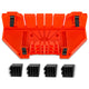 Wood Coving Cutting Angles Mitre box W/ 4 clamps<BR> Measures:14.4 x 6.3 x 4.7 in.