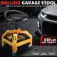 Pneumatic Rolling Padded Seat W/Wheels <br> 22.5 to 26.8 in. Adjustable Height