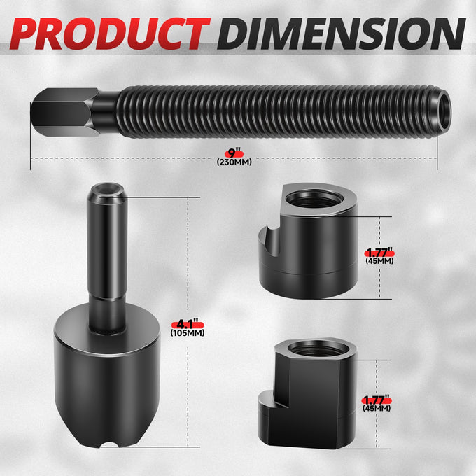 Dual Wheel Hub Removal Separator Tool Kit <br> For use on has dual steel wheels