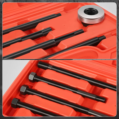 Long Reach Harmonic Balancer Install Kit <BR> W/ 4 long bolts & a nut/bearing assembly
