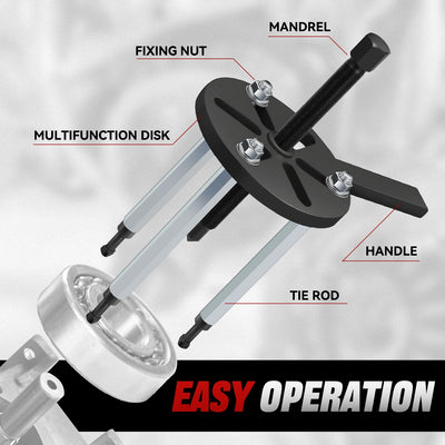 Bearing Extractor Removal Tool Set w/6 Sizes & Hooks <br> Suitable for multiple types of bearings