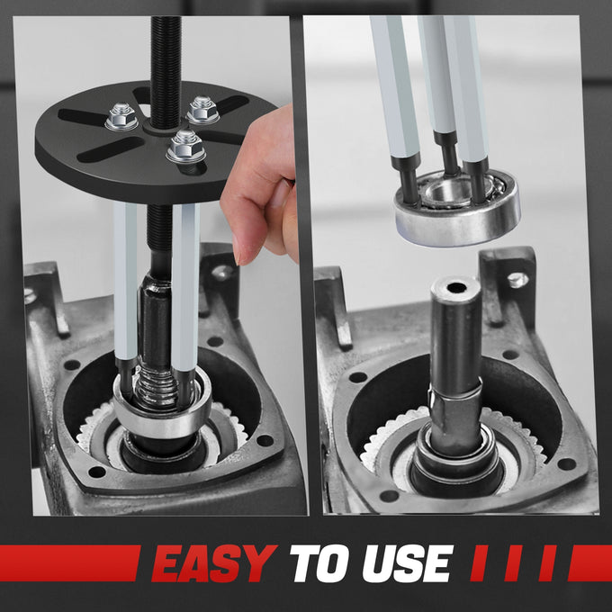 Bearing Extractor Removal Tool Set w/6 Sizes & Hooks <br> Suitable for multiple types of bearings