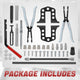 OHV OHC Valve Spring Compressor Tool Kit <br> For 8, 16, and 24 mm valve engines