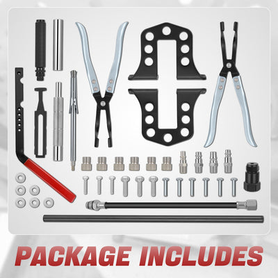 OHV OHC Valve Spring Compressor Tool Kit <br> For 8, 16, and 24 mm valve engines