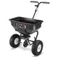 125 lbs / 60L Adjustable Walk-Behind Spreader <br> 12.9in. pneumatic tires