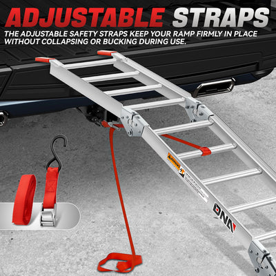 Aluminium Dual Folding Ramp <br> 78 L in. x 12 W in.